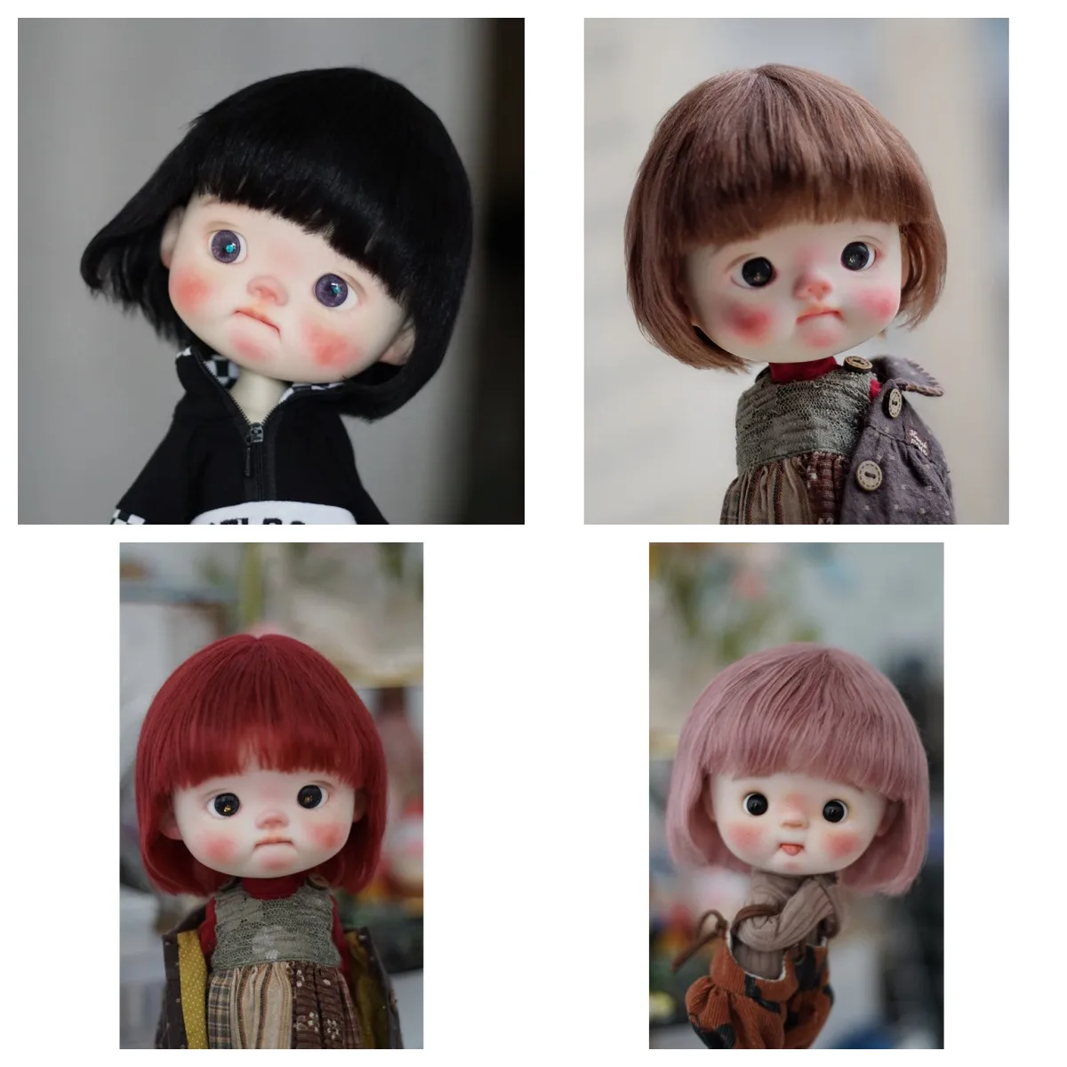 Qbaby Blythe Doll Accessories Wigs Imitation Beach Wool Shorts Hair Korean Mushroom Head Cute Bangs Qbaby Blythe Dolls Wigs
Qbaby Blythe Doll Accessories Wigs Imitation Beach Wool Shorts Hair Korean Mushroom Head Cute Bangs Qbaby Blythe Dolls Wigs