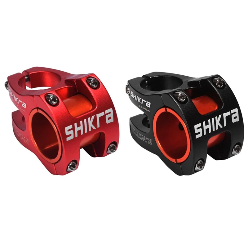 2X SHIKRA MTB Aluminum Alloy Bike Bicycle Stems 35MM Fixed Short Handle Bar Stem Handlebar Stem,Black & Red
2X SHIKRA MTB Aluminum Alloy Bike Bicycle Stems 35MM Fixed Short Handle Bar Stem Handlebar Stem,Black & Red