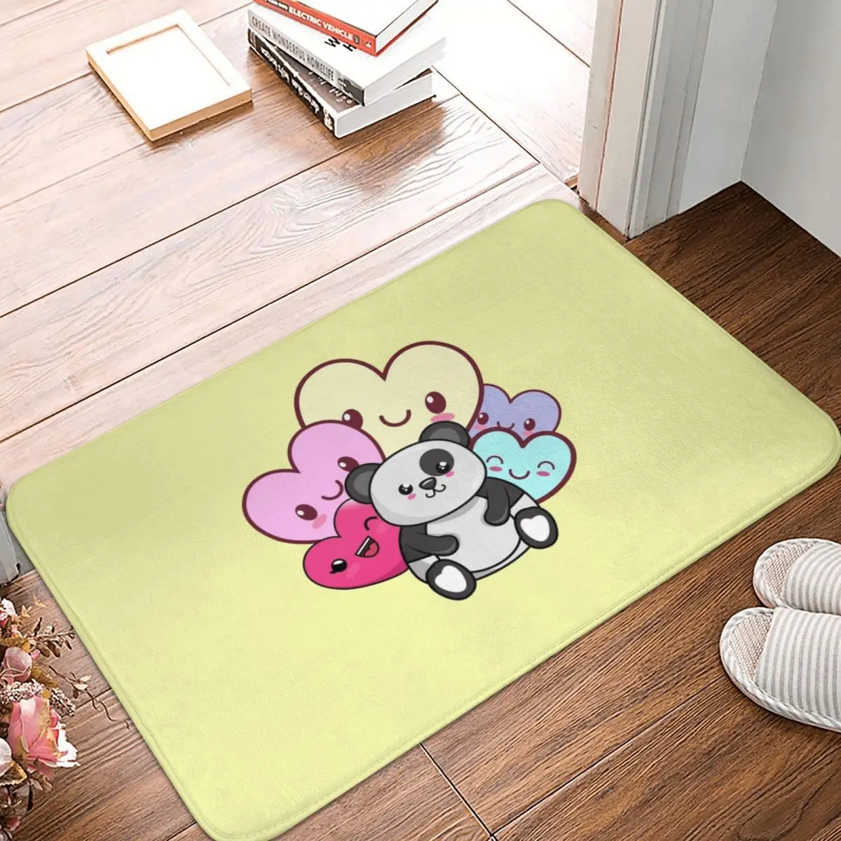 Kawaii Panda Hearts Snuggle Fest Bath Door Mat Animal Cute Rug Carpet Decor Entrance Living Room Home Kitchen Bedroom Removal
Kawaii Panda Hearts Snuggle Fest Bath Door Mat Animal Cute Rug Carpet Decor Entrance Living Room Home Kitchen Bedroom Removal