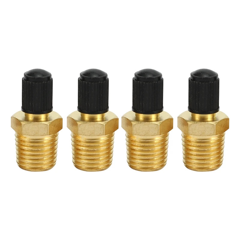 4Pcs 1/4Inch NPT MPT Solid Brass Air Compressor Tank Fill Valve Schrader for Car Repair Accessories
4Pcs 1/4Inch NPT MPT Solid Brass Air Compressor Tank Fill Valve Schrader for Car Repair Accessories