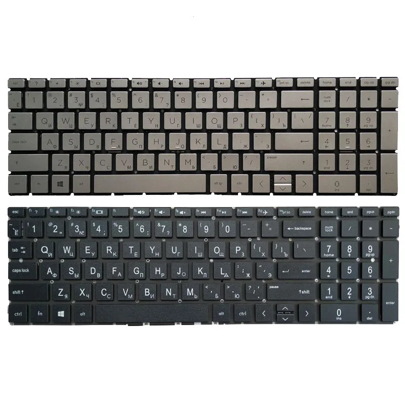 

New Russian Keyboard For HP Pavilion 15-DA 15-DB 15-DW 15-CS TPN-C139 TPN-C135 TPN-C136 250 G7 255 G7 RU