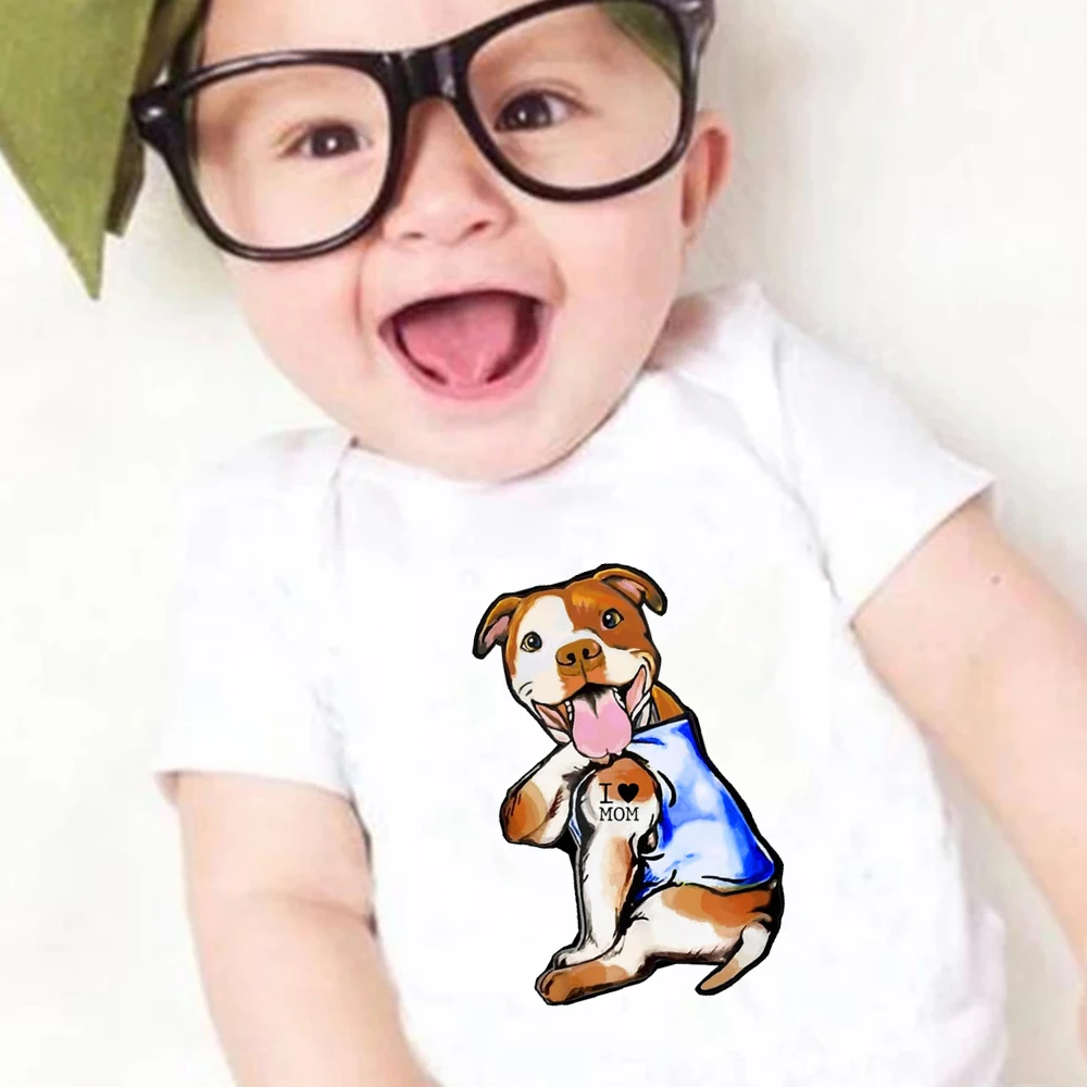 I Love Mom Print Funny Short-Sleeved Infant Bodysuits New Cartoon Dog Kawaii Harajuku Exquisite O-Neck Baby Onesie
I Love Mom Print Funny Short-Sleeved Infant Bodysuits New Cartoon Dog Kawaii Harajuku Exquisite O-Neck Baby Onesie
