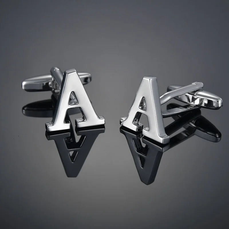 Men's French Shirt Cuff Links Male Cuff Links for Men Gift for Men 26 Letters A-Z High Quality Brass Silver Color Cufflinks
Men's French Shirt Cuff Links Male Cuff Links for Men Gift for Men 26 Letters A-Z High Quality Brass Silver Color Cufflinks