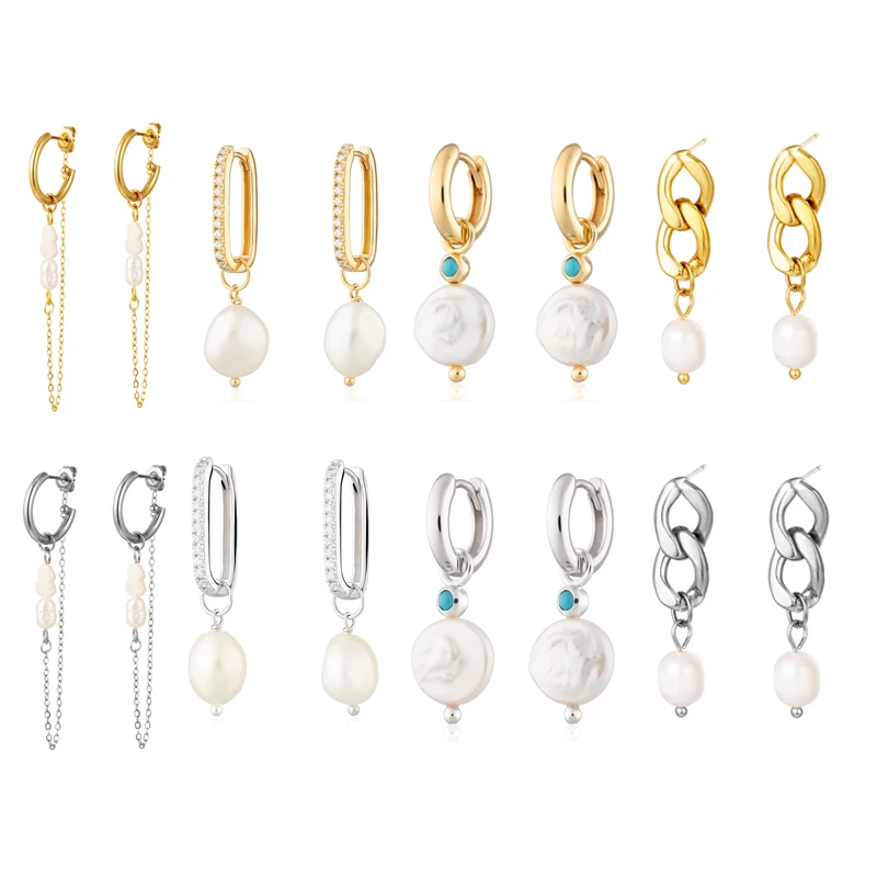 CANNER 925 Sterling Silver Chain Earrings Korean INS Pearl Drop Earring For Women Colgantes Pendientes Plata 925 Wedding Jewerly
CANNER 925 Sterling Silver Chain Earrings Korean INS Pearl Drop Earring For Women Colgantes Pendientes Plata 925 Wedding Jewerly