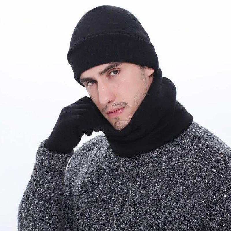 Winter Beanie Hat Scarf Gloves Three-Piece Set Women Men Touch Screen Gloves Outdoor Warm Velvet Knitted Unisex Beanie Hats Sets
Winter Beanie Hat Scarf Gloves Three-Piece Set Women Men Touch Screen Gloves Outdoor Warm Velvet Knitted Unisex Beanie Hats Sets