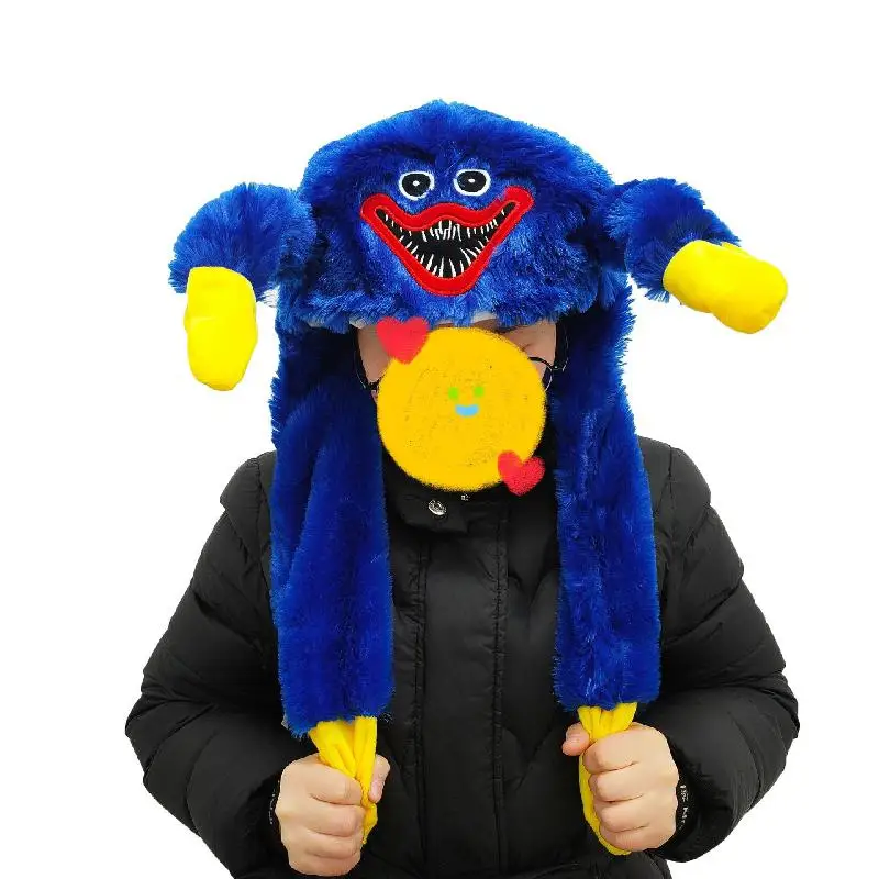 Huggy Wuggy Female Hat Plush Toys Poppy Hagi Vagi Cosplay Hat With Mobile Earflaps Game Figure Plush Dolls Children Gift
Huggy Wuggy Female Hat Plush Toys Poppy Hagi Vagi Cosplay Hat With Mobile Earflaps Game Figure Plush Dolls Children Gift