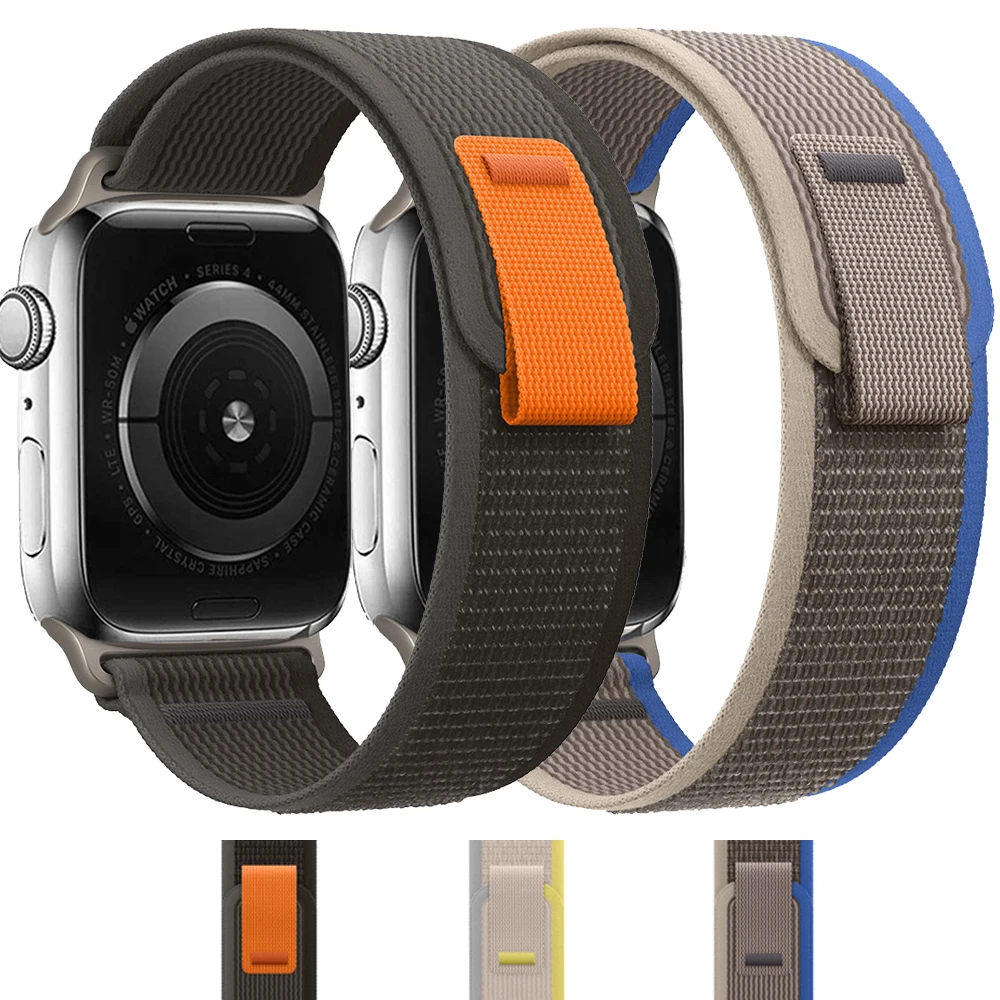 Ремешок Trail loop для Apple Watch Band Ultra, браслет для iWatch Series 8 7 6 5 4 3 SE, 49 мм 44 мм 40 мм 45 мм 41 мм 42 мм, аксессуары
Ремешок Trail loop для Apple Watch Band Ultra, браслет для iWatch Series 8 7 6 5 4 3 SE, 49 мм 44 мм 40 мм 45 мм 41 мм 42 мм, аксессуары