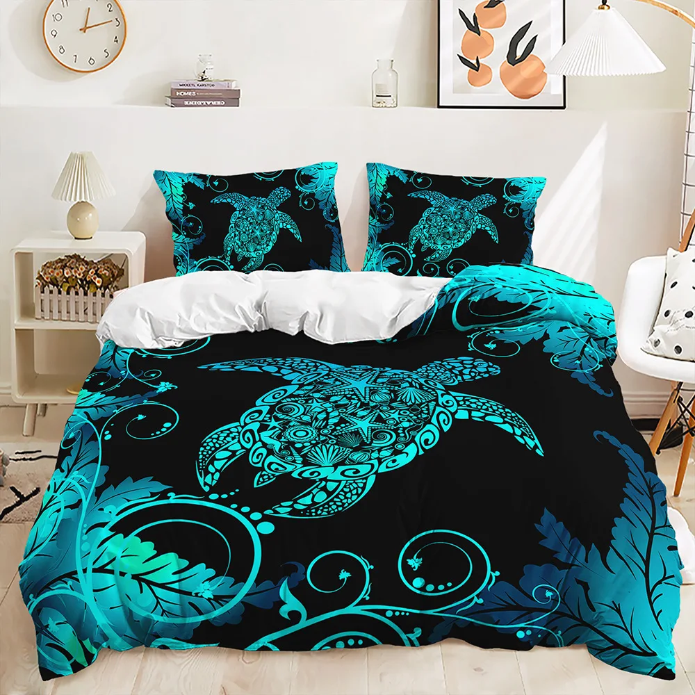Exotic Sea Turtle Duvet Cover Set Bohemian Style Ocean Animal Bedding Set Microfiber Tortoise Comforter Cover Single Queen Size
Exotic Sea Turtle Duvet Cover Set Bohemian Style Ocean Animal Bedding Set Microfiber Tortoise Comforter Cover Single Queen Size