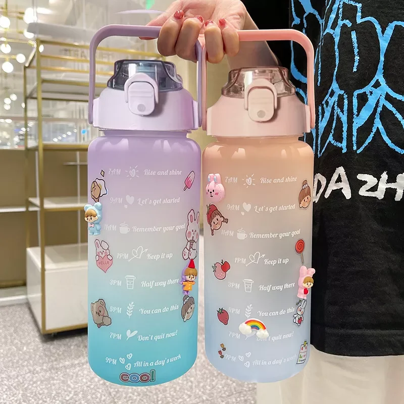 2022New Large Capacity Outdoor Sports Water Bottle High Temperature Plastic Water Cup Time Scale Frosted Fitness Student Cup
2022New Large Capacity Outdoor Sports Water Bottle High Temperature Plastic Water Cup Time Scale Frosted Fitness Student Cup