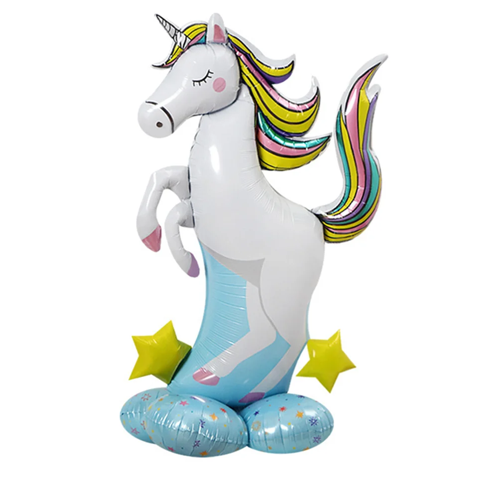 

3D Unicorn Party Balloons Unicorn Magical Foil Balloon 48" Giant for Kids Girl Birthday Baby Shower Unicorn Party Decorations