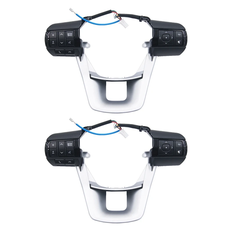 2X Audio Mode Control Switch Multifunctional Steering Wheel 84250-0E120 For Toyota Hilux Revo Rocco Fortuner 2015-2020
2X Audio Mode Control Switch Multifunctional Steering Wheel 84250-0E120 For Toyota Hilux Revo Rocco Fortuner 2015-2020