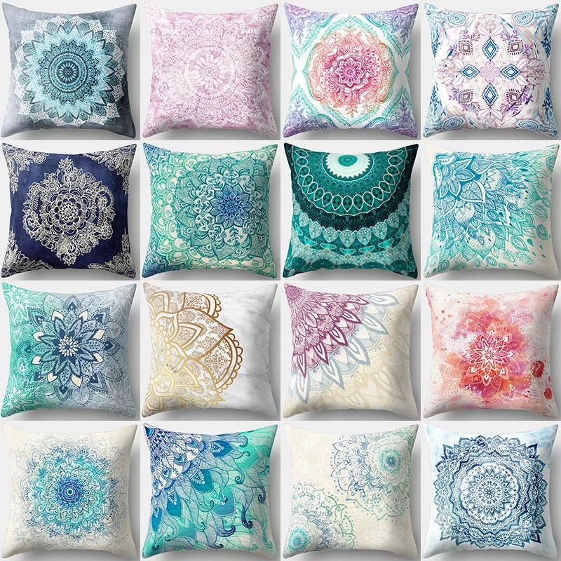 Mandala Printing Decorative Pillows For Sofa India Flower Pillow Case 45x45 Home Decor Polyester Pillow Cover Kussensloop 40508P
Mandala Printing Decorative Pillows For Sofa India Flower Pillow Case 45x45 Home Decor Polyester Pillow Cover Kussensloop 40508P
