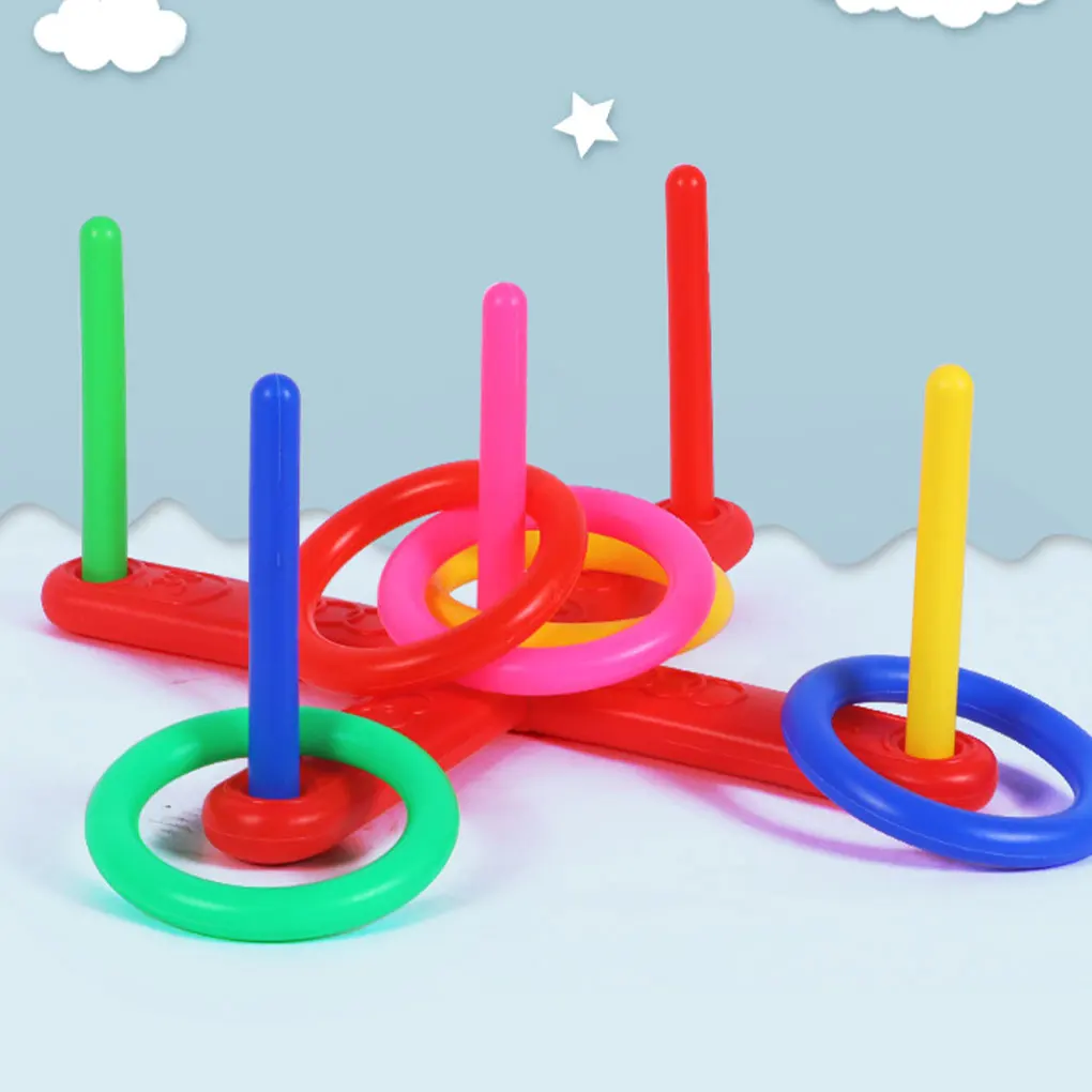 Plastic Ring Throwing Game Fun Sports For Kids Parent-child Interaction Outdoor Fun Sports For Kids 
Plastic Ring Throwing Game Fun Sports For Kids Parent-child Interaction Outdoor Fun Sports For Kids