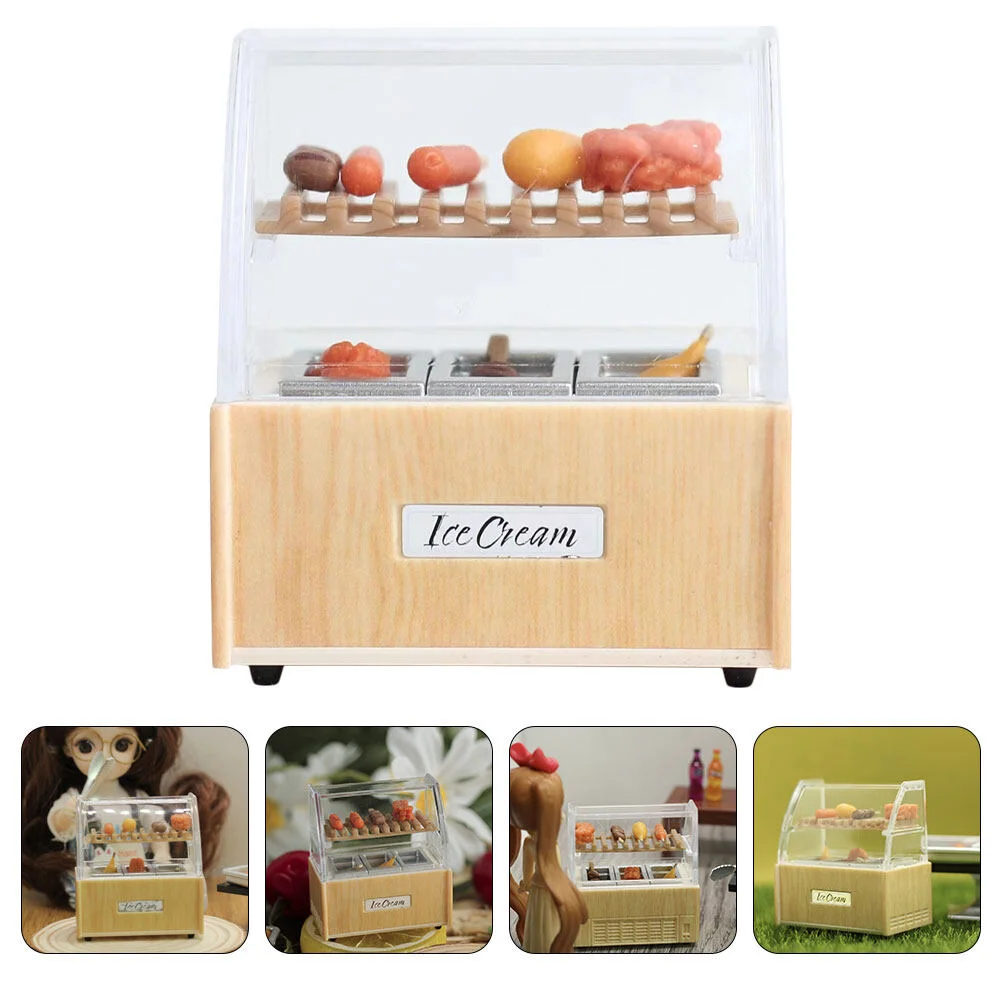 House Mini Display Food Cabinet Stands Small Case Miniature Barbecue Show Dessert Accessory
House Mini Display Food Cabinet Stands Small Case Miniature Barbecue Show Dessert Accessory