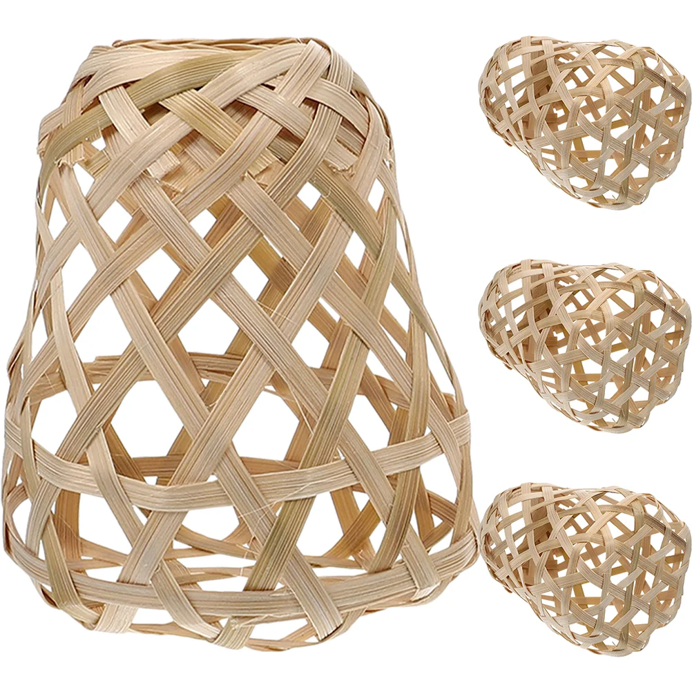 4 Pcs Bamboo Lampshade Woven Lampshades Decor Rattan Holder Hanging Cover Ornaments Ceiling Lights
4 Pcs Bamboo Lampshade Woven Lampshades Decor Rattan Holder Hanging Cover Ornaments Ceiling Lights