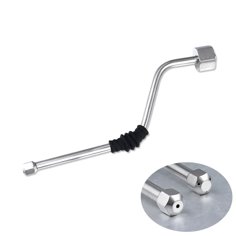 Stainless Steel Steam Nozzle Wand for Delonghi EC680/EC685 Coffee Machine Accessories Compatible 1 & 3 Hole Tip Steam Nozzle
Stainless Steel Steam Nozzle Wand for Delonghi EC680/EC685 Coffee Machine Accessories Compatible 1 & 3 Hole Tip Steam Nozzle