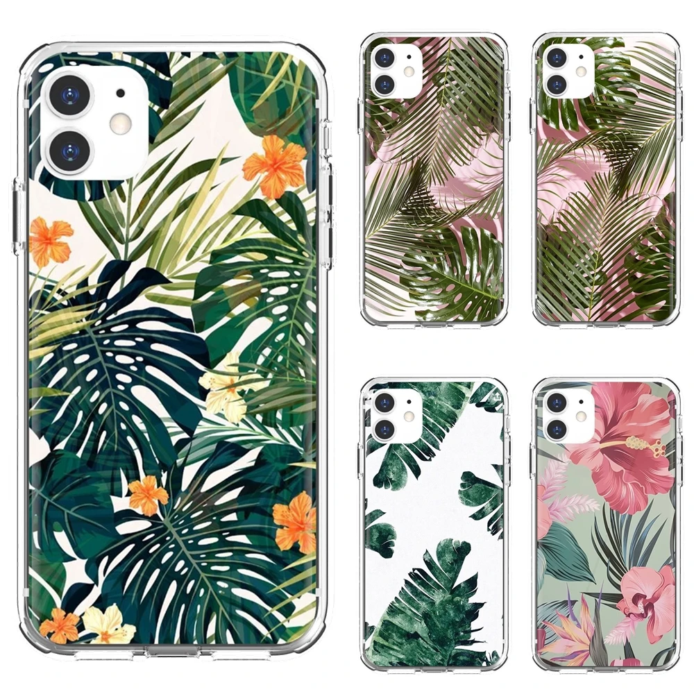 For iPod Touch iPhone 10 11 12 Pro 4S 5S SE 5C 6 6S 7 8 X XR XS Plus Max 2020 Palm-Tree-Leaves Soft TPU Case
For iPod Touch iPhone 10 11 12 Pro 4S 5S SE 5C 6 6S 7 8 X XR XS Plus Max 2020 Palm-Tree-Leaves Soft TPU Case