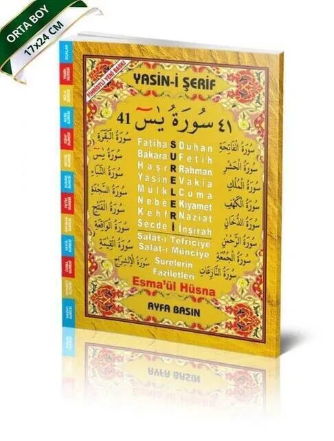 IQRAH Yasin Book-Medium Size-64 Page-Fihristli-Ayfer To Publishing house-Mevlit gift of
IQRAH Yasin Book-Medium Size-64 Page-Fihristli-Ayfer To Publishing house-Mevlit gift of