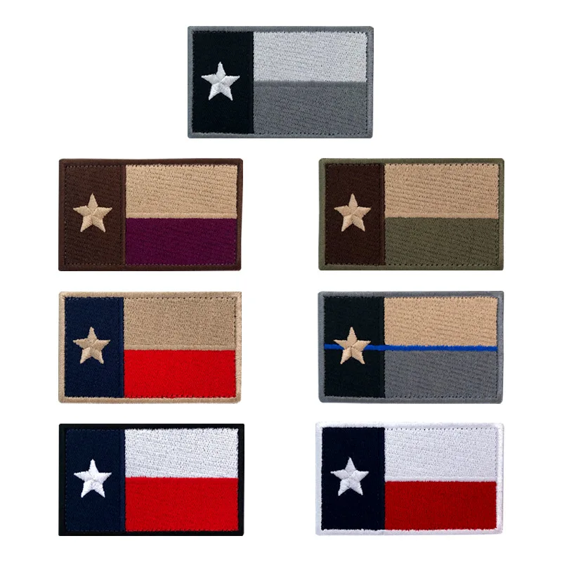 US Texas Flag Hook & Loop Patch Custom 3D Embroidered Badges for Outdoor Backpack Coat Labels Military Morale Armbands appliques
US Texas Flag Hook & Loop Patch Custom 3D Embroidered Badges for Outdoor Backpack Coat Labels Military Morale Armbands appliques