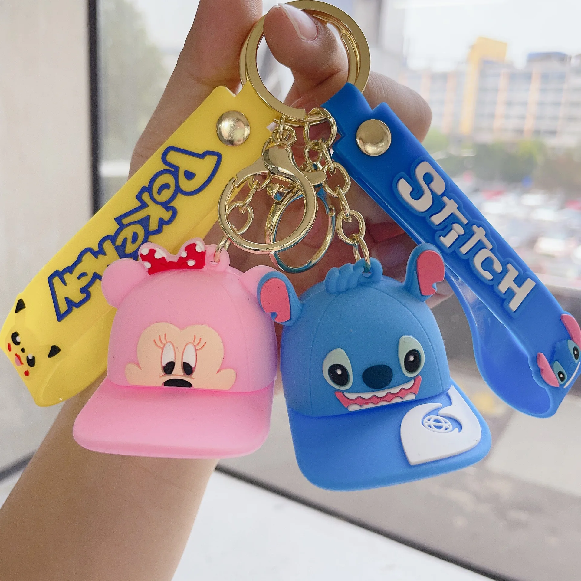 Disney Mickey Minnie Mouse Stitch Keychain Cartoon Anime Keyholder Schoolbag Pendant Doll Keyring Bag Charm Accessories
Disney Mickey Minnie Mouse Stitch Keychain Cartoon Anime Keyholder Schoolbag Pendant Doll Keyring Bag Charm Accessories