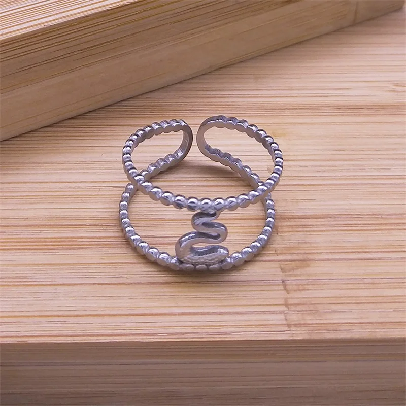 Open Adjusted Hollow Snake Ring for Women Stainless Steel Silver Color Animal Finger Rings Jewelry Gifts Bijoux Femme R13S04
Open Adjusted Hollow Snake Ring for Women Stainless Steel Silver Color Animal Finger Rings Jewelry Gifts Bijoux Femme R13S04