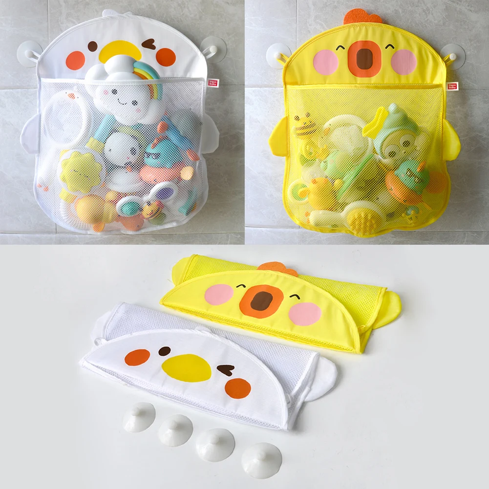 Baby Bath Toys Cute Duck Mesh Net Toy Storage Bag Strong Suction Cups Bath Game Bag Bathroom Organizer Water Toys For Kids
Baby Bath Toys Cute Duck Mesh Net Toy Storage Bag Strong Suction Cups Bath Game Bag Bathroom Organizer Water Toys For Kids