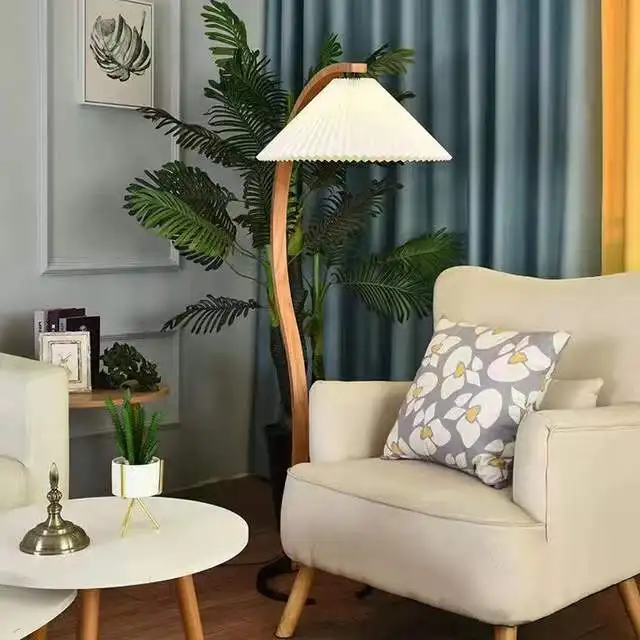 Living Room Study Home Decor Standing Light Bedroom Bedside Lamp Indoor Lighting Nordic Modern Solid Wood Pleated LED Floor Lamp
Living Room Study Home Decor Standing Light Bedroom Bedside Lamp Indoor Lighting Nordic Modern Solid Wood Pleated LED Floor Lamp