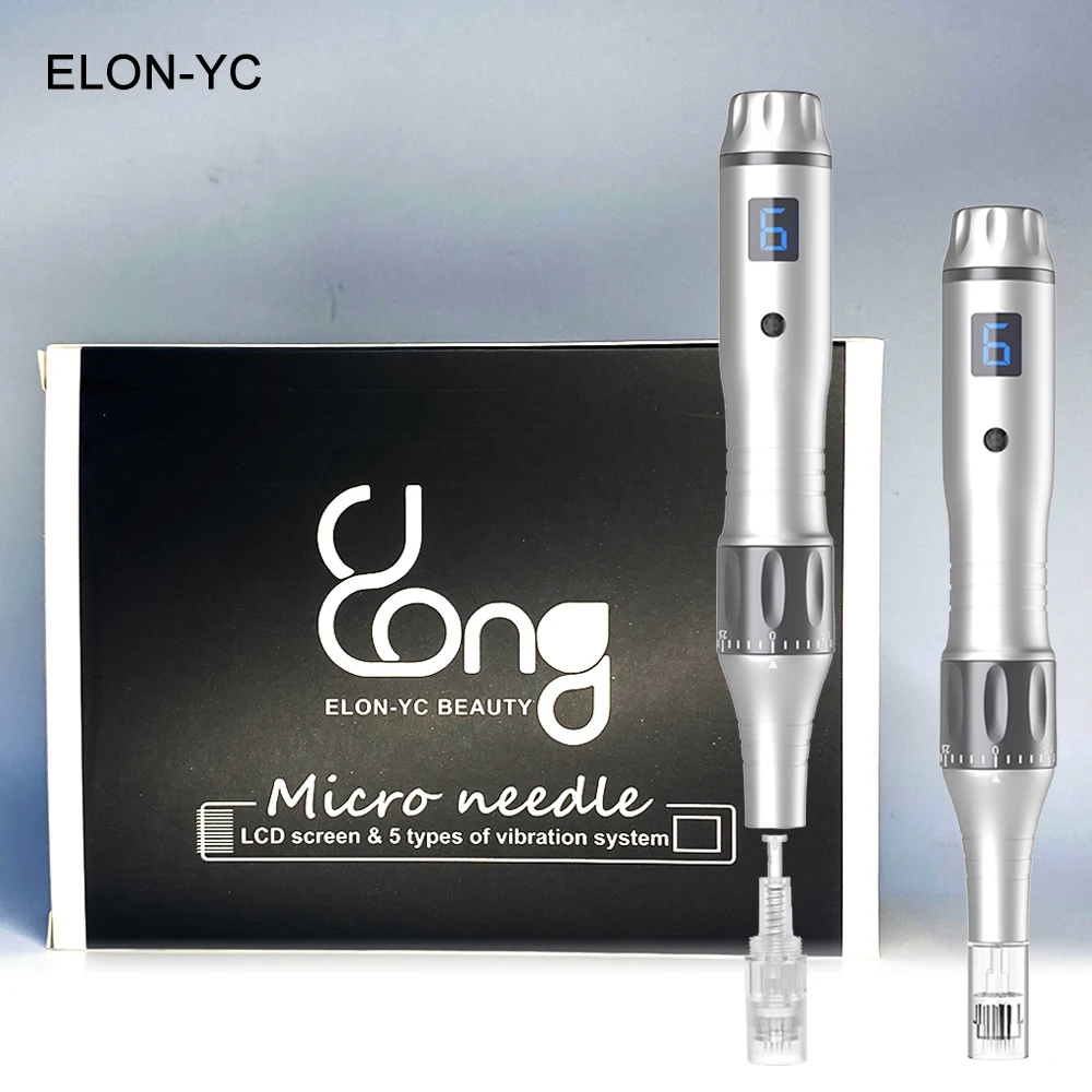 ELON-YC, 6 уровней, Машинка для микроиглы, картриджи для микроигл, дермапен, татуировка из нержавеющей стали, дермапен, профессиональный дермапен, дермальный
ELON-YC, 6 уровней, Машинка для микроиглы, картриджи для микроигл, дермапен, татуировка из нержавеющей стали, дермапен, профессиональный дермапен, дермальный
