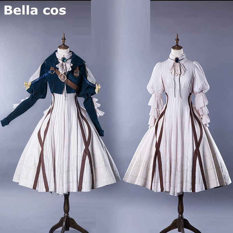 XS-XXL Japanese Amine Violet Evergarden Cosplay Costume High Quality Women Luxury Dress Suit Anime Outfit Coat+Dress+Gem Uniform
XS-XXL Japanese Amine Violet Evergarden Cosplay Costume High Quality Women Luxury Dress Suit Anime Outfit Coat+Dress+Gem Uniform