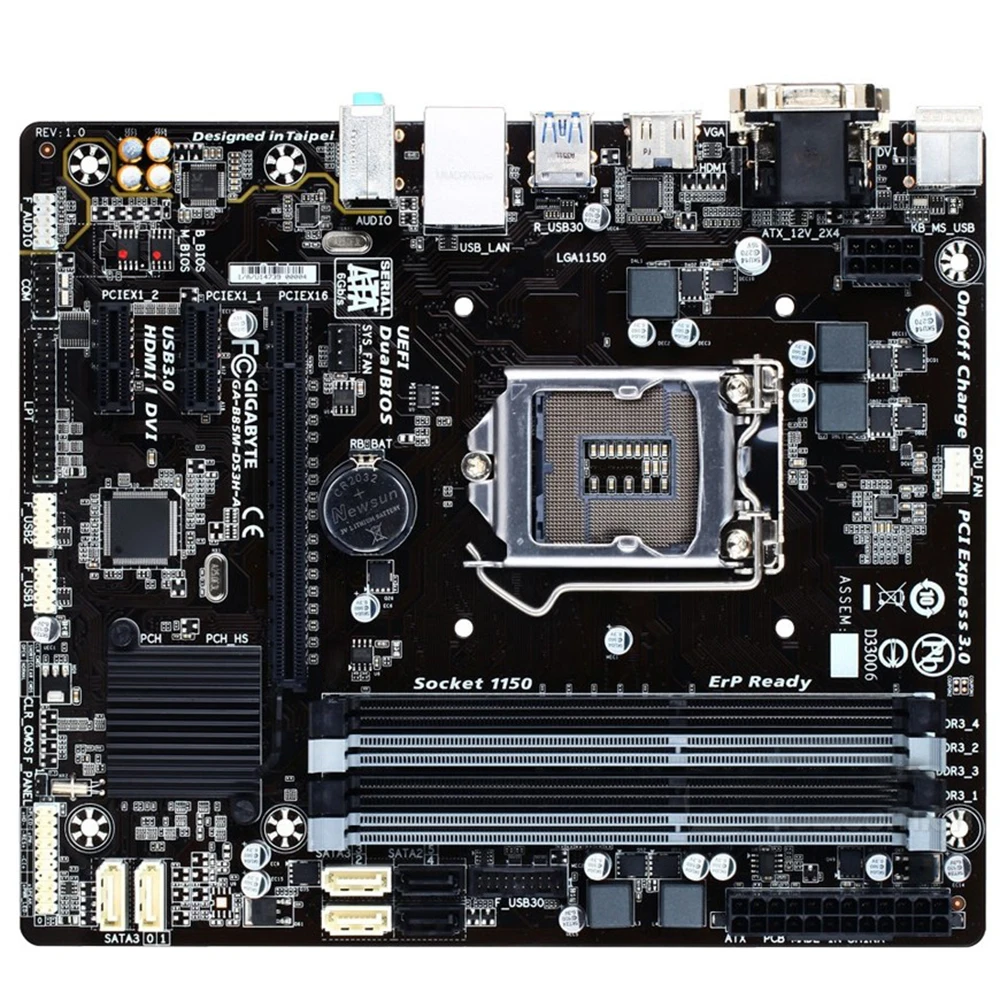 Для Gigabyte B85M-DS3H-A Socket LGA 1150 DDR3 Micro-ATX материнская плата USB 3,0 HDMI б/у
Для Gigabyte B85M-DS3H-A Socket LGA 1150 DDR3 Micro-ATX материнская плата USB 3,0 HDMI б/у