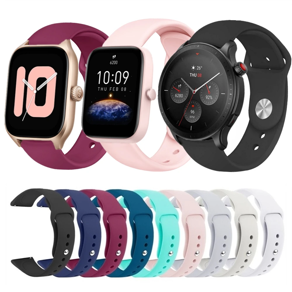 Silicone Watchband For Huami Amazfit GTR 4 GTS 4 mini Replacement Strap For Xiaomi Amazfit Bip 3 Pro Bip U S Breathable Bracelet
Silicone Watchband For Huami Amazfit GTR 4 GTS 4 mini Replacement Strap For Xiaomi Amazfit Bip 3 Pro Bip U S Breathable Bracelet
