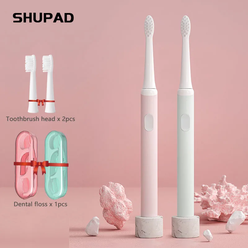 SHUPAD Sonic Electric Toothbrush IPX7 Waterproof Smart Toothbrush Fast Charging Three Brushing Modes for Adult
SHUPAD Sonic Electric Toothbrush IPX7 Waterproof Smart Toothbrush Fast Charging Three Brushing Modes for Adult