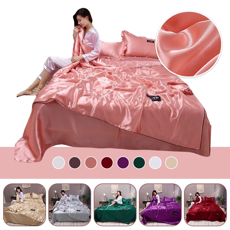 Summer Washable Tencel Summer Cool Quilts Thin Air-Conditioning Comforter Soft Breathable Set Ice Silk Air Conditioning Quilt
Summer Washable Tencel Summer Cool Quilts Thin Air-Conditioning Comforter Soft Breathable Set Ice Silk Air Conditioning Quilt