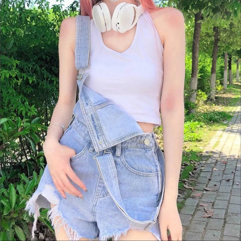 ILARES Denim Shorts Detachable Drawstring Shorts Slim Fit High Waist Hot Pants Women's Jeans Suspenders Woman Summer 2022 Y2k
ILARES Denim Shorts Detachable Drawstring Shorts Slim Fit High Waist Hot Pants Women's Jeans Suspenders Woman Summer 2022 Y2k