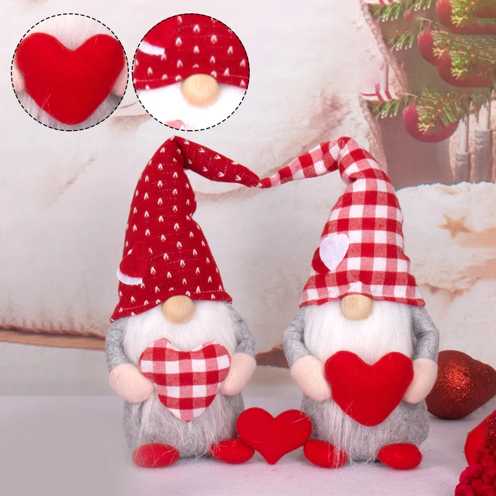 2Pcs Valentine's Day Faceless Doll Ornament Nordic Gnome Old Man Doll Valentines Day for Home Decoration Valentines Day Gifts
2Pcs Valentine's Day Faceless Doll Ornament Nordic Gnome Old Man Doll Valentines Day for Home Decoration Valentines Day Gifts