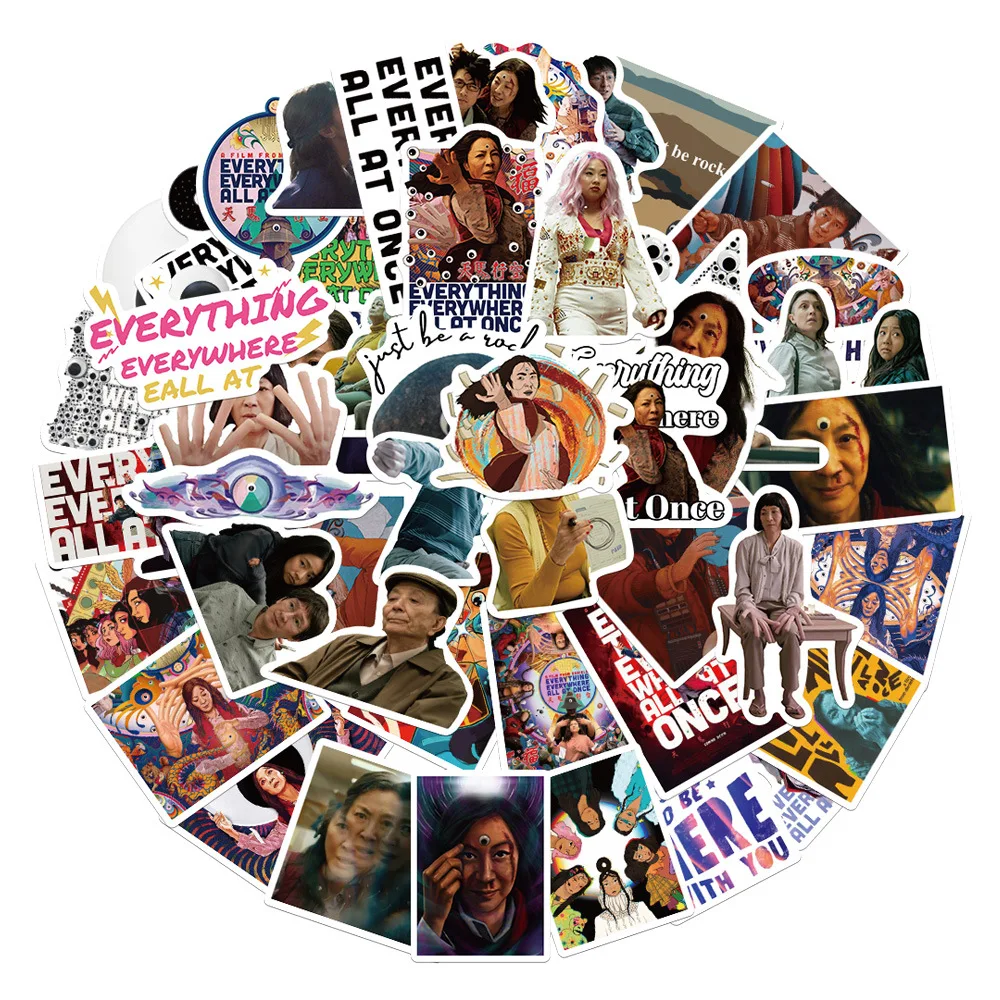 10/50Pcs Everything Everywhere All at Once Stickers for Waterproof Decal Laptop Motorcycle Luggage Snowboard Fridge
10/50Pcs Everything Everywhere All at Once Stickers for Waterproof Decal Laptop Motorcycle Luggage Snowboard Fridge