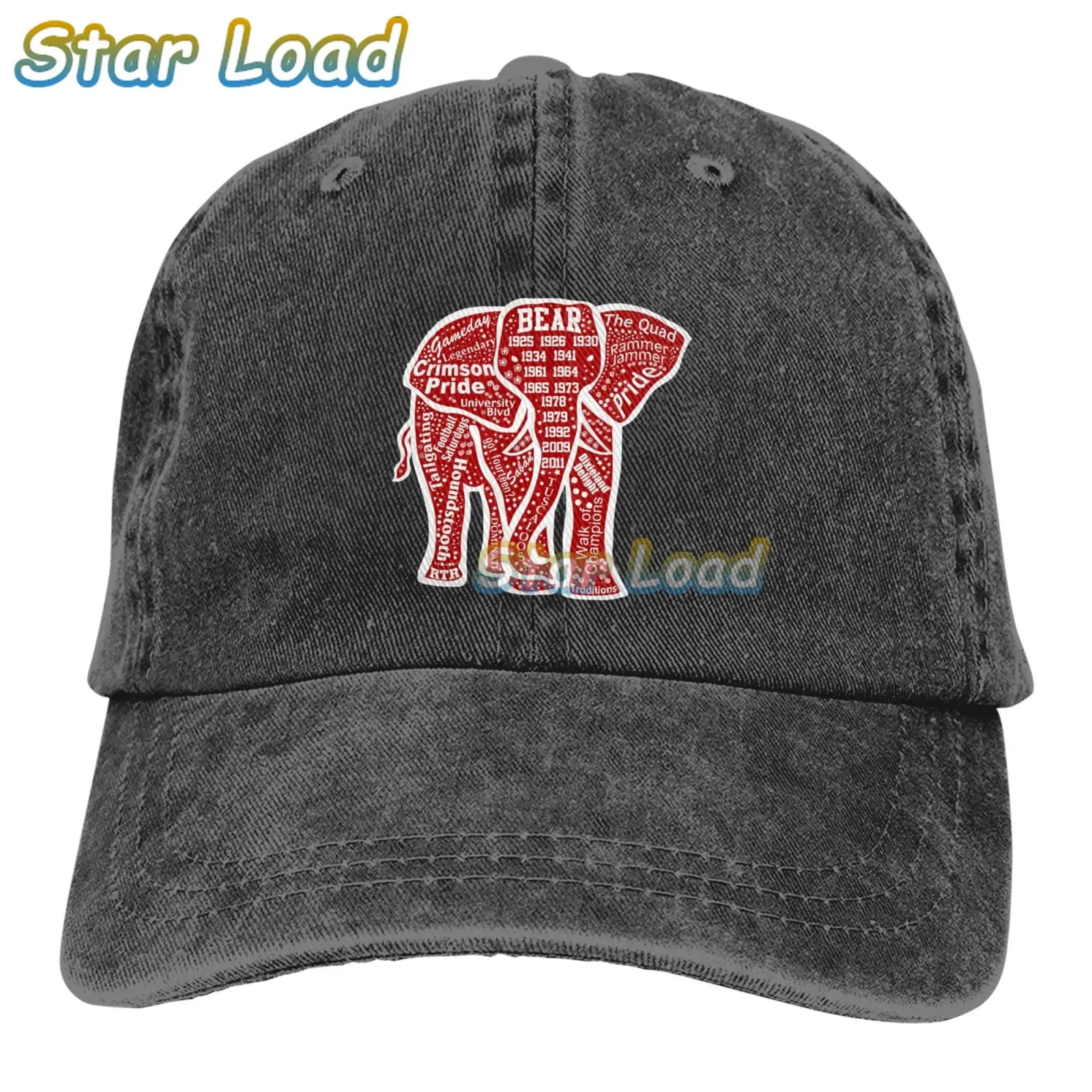 New Arrival Vintage Baseball Cap Unique Alabama Red Elephant Pattern Design Denim Hats Cotton Dad Cap
New Arrival Vintage Baseball Cap Unique Alabama Red Elephant Pattern Design Denim Hats Cotton Dad Cap