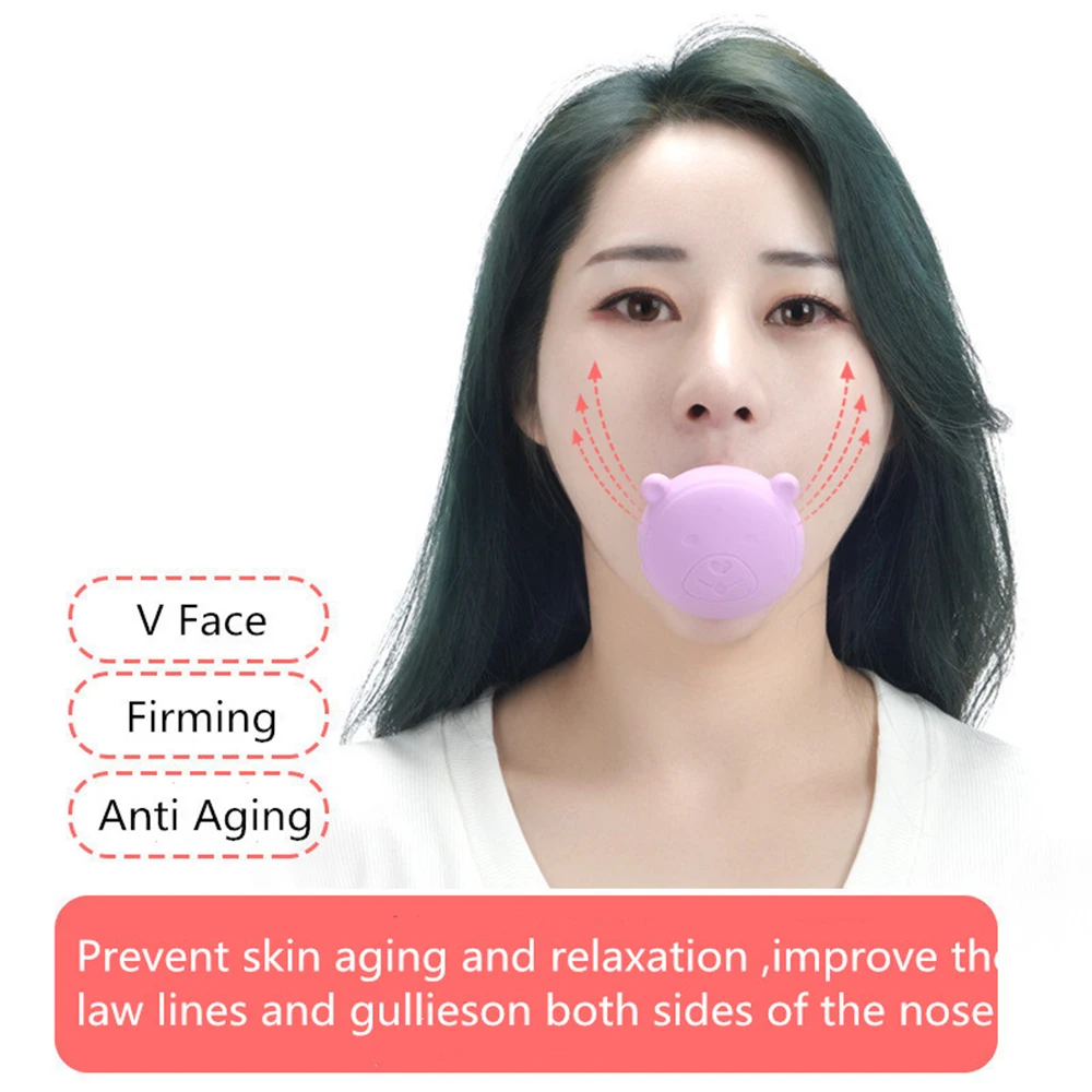 Silicone Face Slimming Tool V Face Lift Firming Exerciser Portable Face Double Chin Anti Wrinkle Mouth Exercise Tool Skin Care
Silicone Face Slimming Tool V Face Lift Firming Exerciser Portable Face Double Chin Anti Wrinkle Mouth Exercise Tool Skin Care