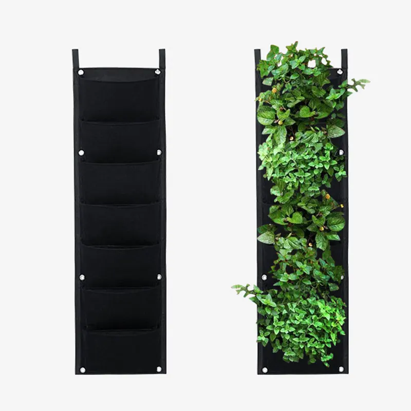 4/7/12 Pockets Gardening Grow Pocket Indoor Outdoor Wall Hanging Vertical Planting Storage Bag Seedling Container Growing Bags
4/7/12 Pockets Gardening Grow Pocket Indoor Outdoor Wall Hanging Vertical Planting Storage Bag Seedling Container Growing Bags