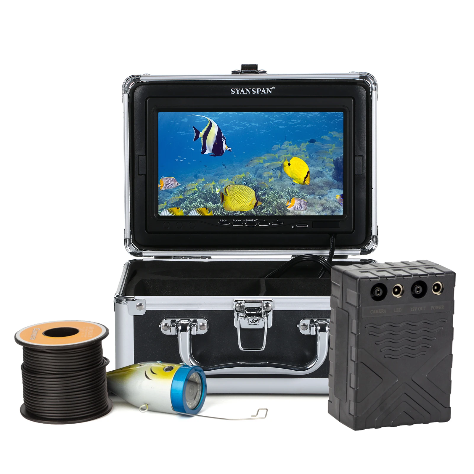 IP68 Waterproof Underwater Fishing Camera Fish Finder with 12LED 7" 9" LCD Display 15M/30M/50M Cable for Sea Boat Ice Fishing
IP68 Waterproof Underwater Fishing Camera Fish Finder with 12LED 7" 9" LCD Display 15M/30M/50M Cable for Sea Boat Ice Fishing
