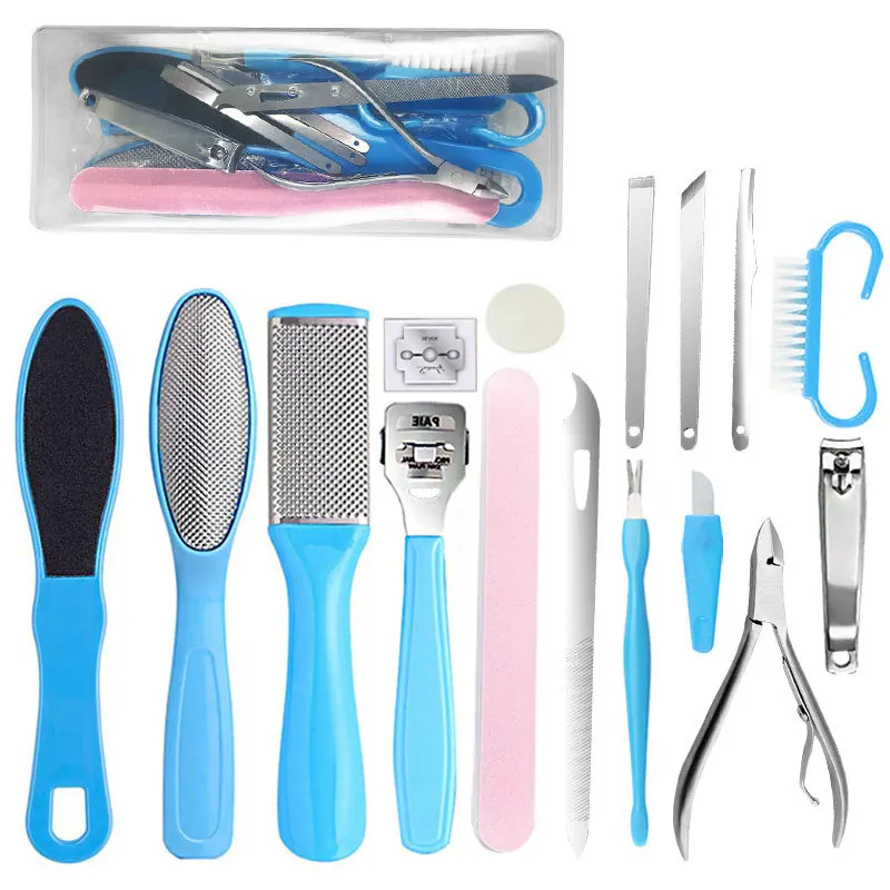 16Pcs/Set Manicure Foot Care File Set Dead Hard Skin Callus Remover Scraper Pedicure Rasp Tools Feet Care Tool Kit Stainless
16Pcs/Set Manicure Foot Care File Set Dead Hard Skin Callus Remover Scraper Pedicure Rasp Tools Feet Care Tool Kit Stainless