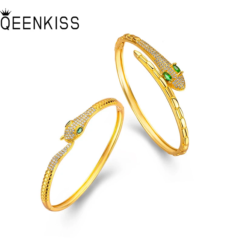QEENKISS BT5309 Fine Jewelry Party Birthday Wedding Christmas Gift Snake 24KT Gold Bracelet Bangle for Women Girlfriend Bride
QEENKISS BT5309 Fine Jewelry Party Birthday Wedding Christmas Gift Snake 24KT Gold Bracelet Bangle for Women Girlfriend Bride