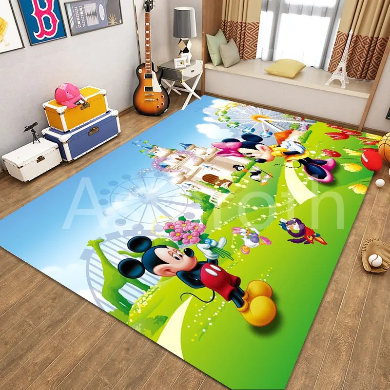 Disney Cartoon Mickey Mouse Baby Play Mat Non-Slip Bathroom Mat Carpet Living Room Washable Carpet Decoration Home 
Disney Cartoon Mickey Mouse Baby Play Mat Non-Slip Bathroom Mat Carpet Living Room Washable Carpet Decoration Home