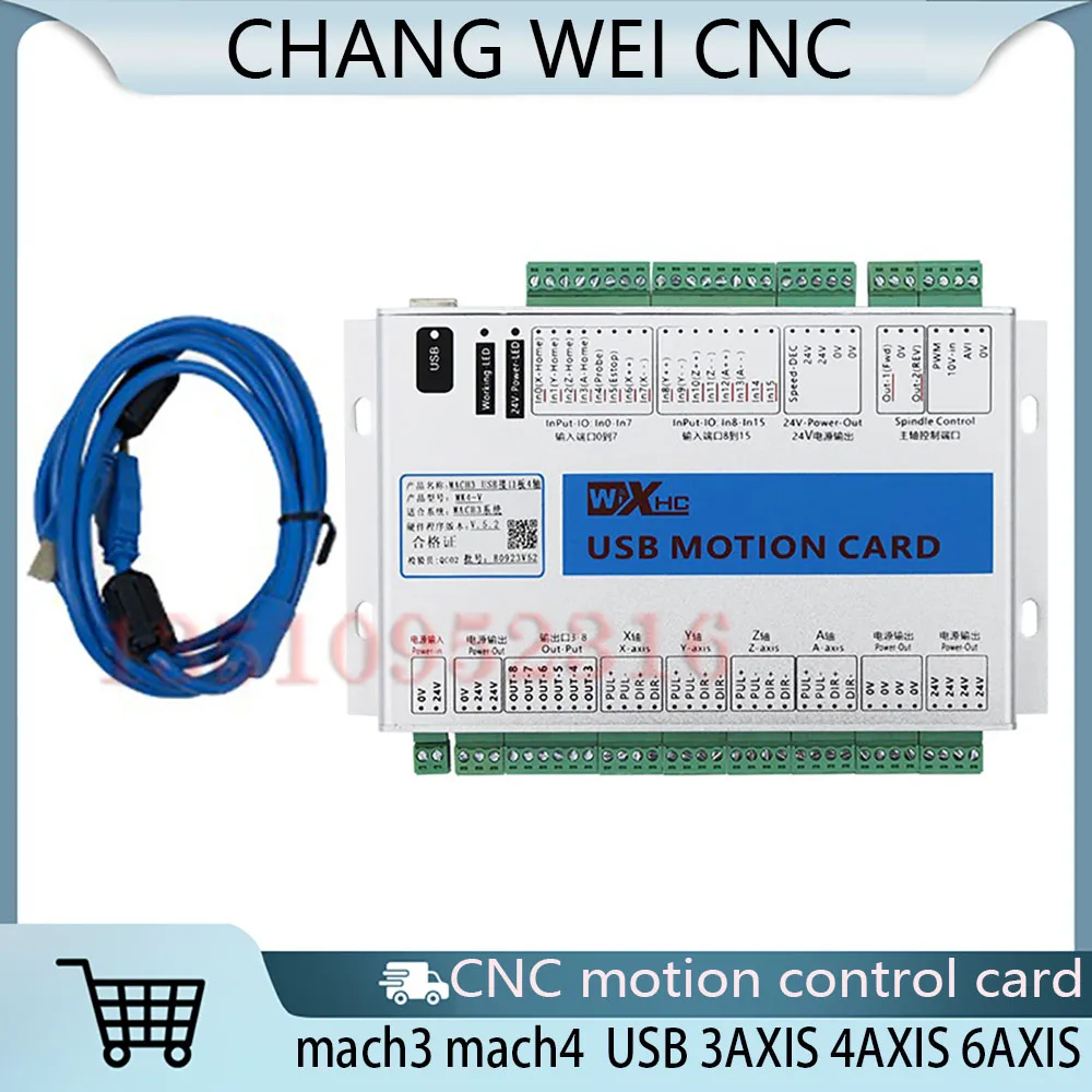 Cnc Xhc Usb Mach3 Mach4 3/4/6 осевая карта управления движением Windows 7 10
Cnc Xhc Usb Mach3 Mach4 3/4/6 осевая карта управления движением Windows 7 10