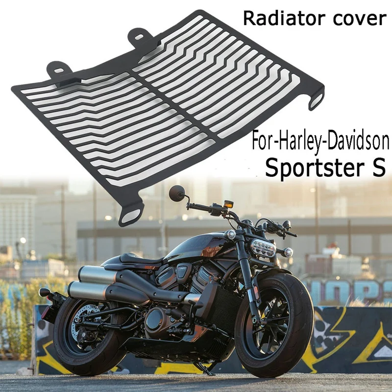 Motorcycle Radiator Guard Aluminum Radiator Protector Cover Water Tank Shield For Sportster S RH1250 
Motorcycle Radiator Guard Aluminum Radiator Protector Cover Water Tank Shield For Sportster S RH1250