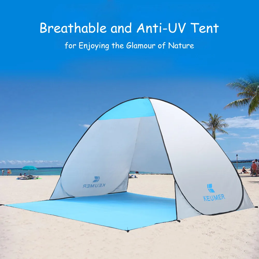 70.9x59x43.3 Inch Automatic Instant Pop-up Beach Tent Anti UV Sun Shelter Cabana Ultralight Camping tent for Outdoor Travel
70.9x59x43.3 Inch Automatic Instant Pop-up Beach Tent Anti UV Sun Shelter Cabana Ultralight Camping tent for Outdoor Travel