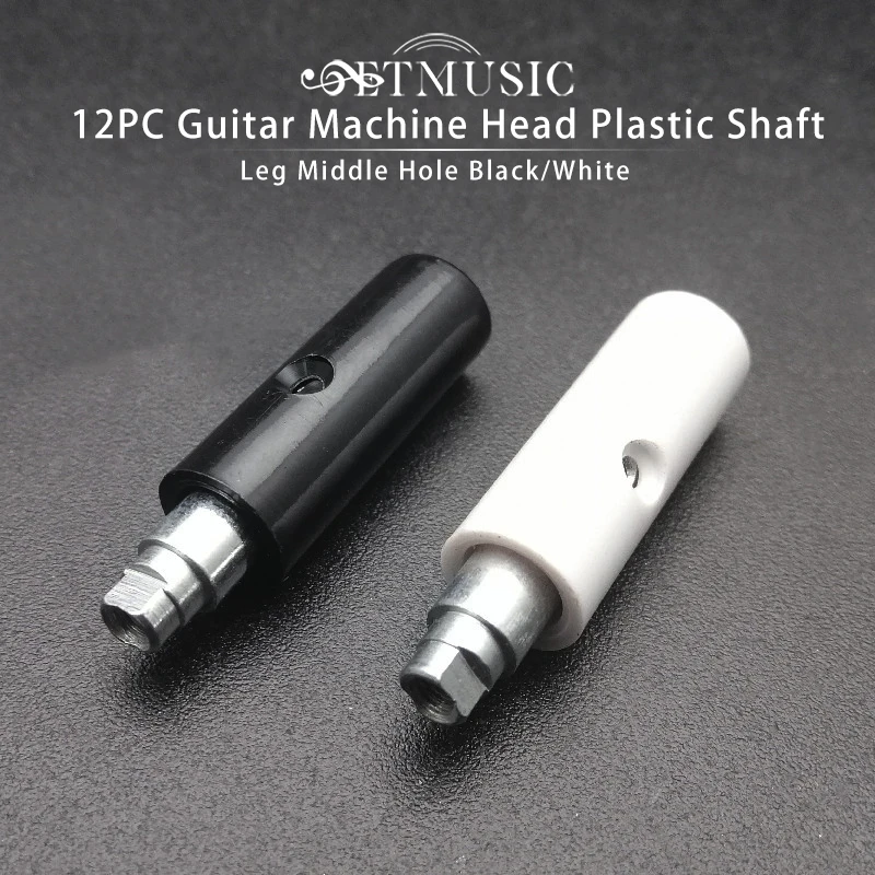 12Pcs Guitar Machine Head Plastic Shaft String Reel Guitar Tuner Peg Middle Hole Black/White
12Pcs Guitar Machine Head Plastic Shaft String Reel Guitar Tuner Peg Middle Hole Black/White