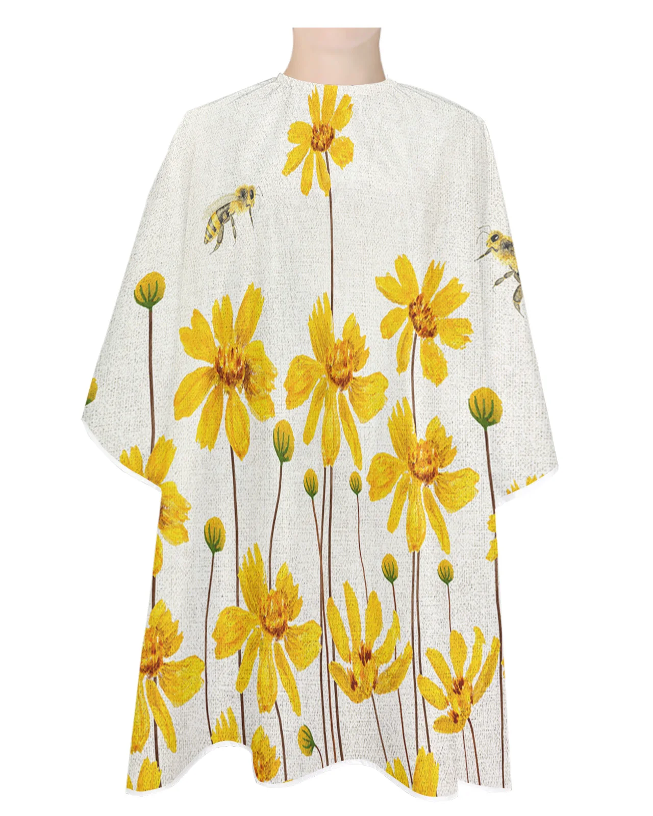 Watercolor Yellow Flowers Bees Barber Apron Waterproof Beauty Salon Hairdressing Apron Hairdresser Cape Apron
Watercolor Yellow Flowers Bees Barber Apron Waterproof Beauty Salon Hairdressing Apron Hairdresser Cape Apron