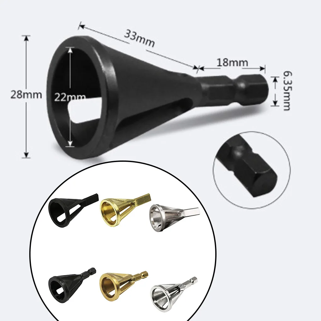 Deburring External Tool Electric Drill Professional Craftsman Replacement Metal Beveling Accessory Gold Triangular
Deburring External Tool Electric Drill Professional Craftsman Replacement Metal Beveling Accessory Gold Triangular