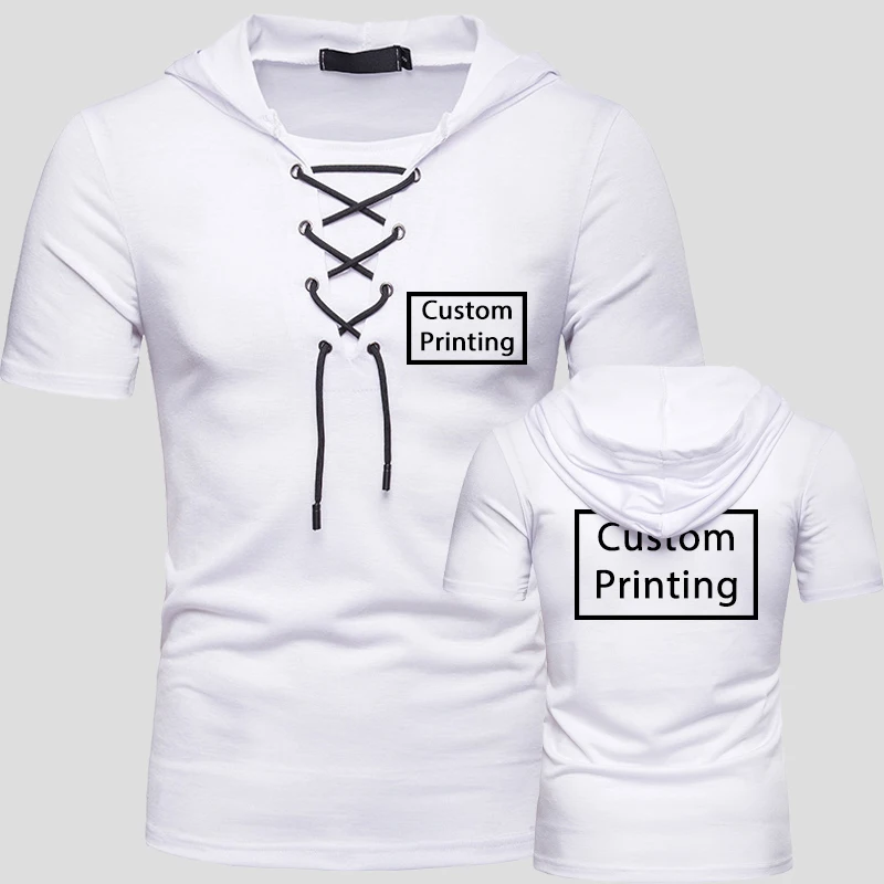 Футболка мужская с капюшоном и логотипом на заказ, приталенная рубашка с коротким рукавом, модная подчеркивающая индивидуальность, в стиле хип-хоп, на лето
Футболка мужская с капюшоном и логотипом на заказ, приталенная рубашка с коротким рукавом, модная подчеркивающая индивидуальность, в стиле хип-хоп, на лето